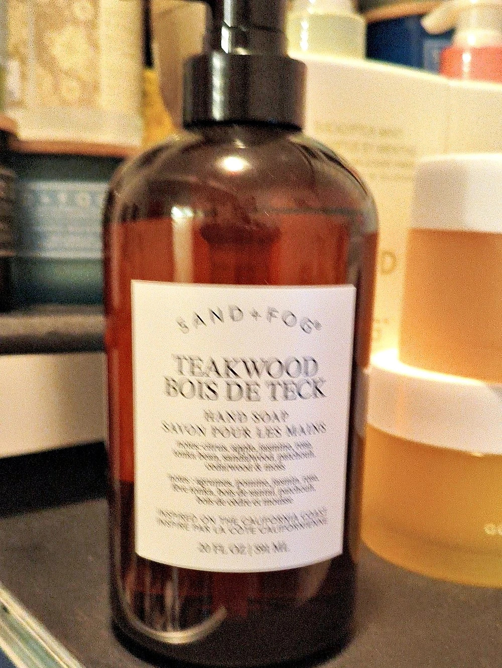 SAND + FOG Teakwood Bois de Teck Hand Soap Hand Soap 20 fl oz NWT